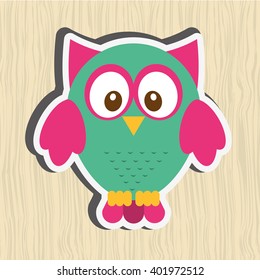 owl bird design 