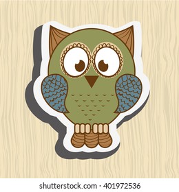 owl bird design 