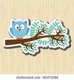 owl bird design 