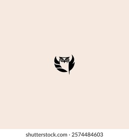 
Owl bird icon flat vector design.