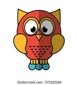 owl bird isolated icon vector illustration design