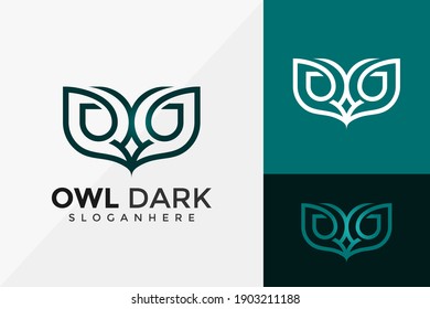 Owl Bird Logo Design, Brand Identity Logos Designs Vector Illustration Template