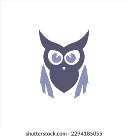 Design-Vektor für Owl-Vogel-Logos