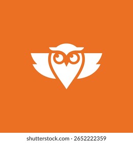 owl bird logo design vector illustration