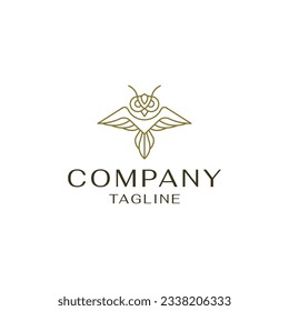 Logo für Vögel Symbol-Design-Vorlage flach Vektorgrafik