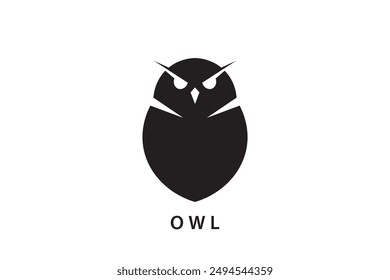 owl bird logo with minimalistic design