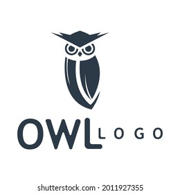 owl bird logo and symbol animal