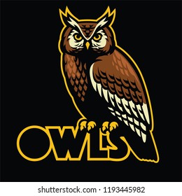 Owl Bird Mascot