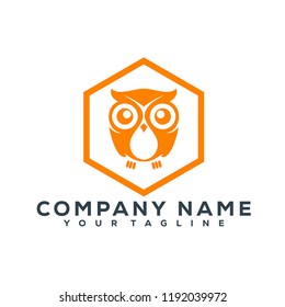 Owl Bird Vector Graphic Template Download Modern