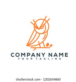 Owl Bird Vector Graphic Template Download Modern