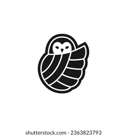 owl, bird, vector icon symbol design