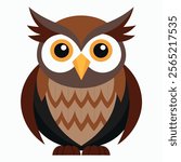 Owl bird vector style modern design and illustration 