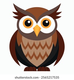 Owl bird vector style modern design and illustration 