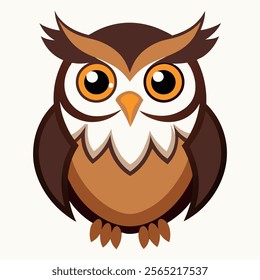 Owl bird vector style modern design and illustration 
