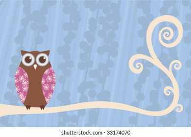 owl branch scene