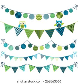  Owl Bunting Banner
