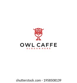 Owl Caffe Logo Icon Design.eps