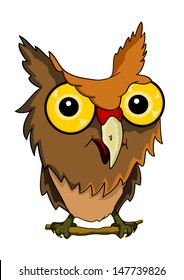 Owl cartoon