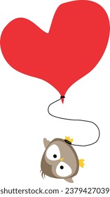 Owl cartoon, for children's items
