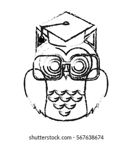 owl cartoon icon