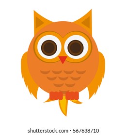 owl cartoon icon