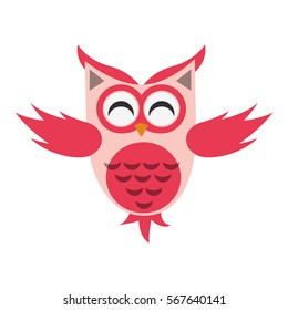owl cartoon icon