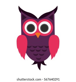 owl cartoon icon
