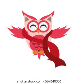 owl cartoon icon