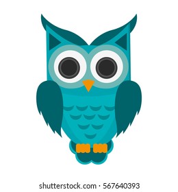owl cartoon icon
