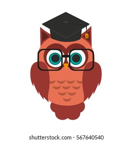 owl cartoon icon