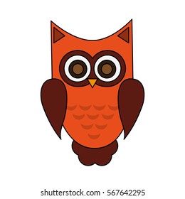 owl cartoon icon