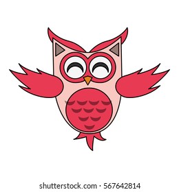 owl cartoon icon