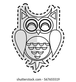 owl cartoon icon