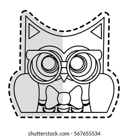 owl cartoon icon