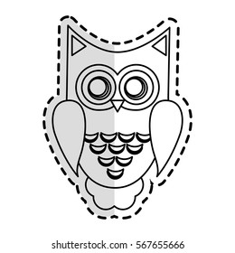 owl cartoon icon