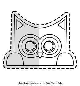 owl cartoon icon