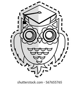 owl cartoon icon