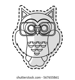 owl cartoon icon