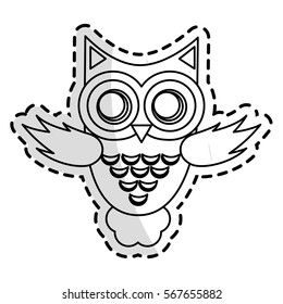 owl cartoon icon