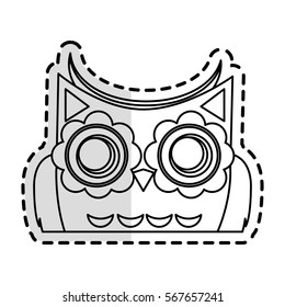 owl cartoon icon
