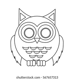 owl cartoon icon