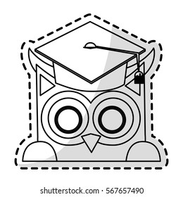 owl cartoon icon