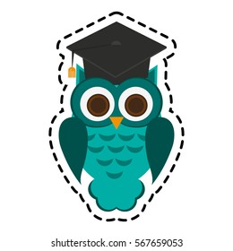 owl cartoon icon