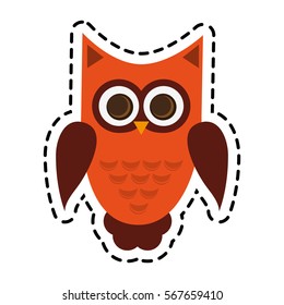 owl cartoon icon