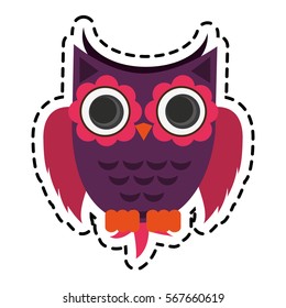 owl cartoon icon