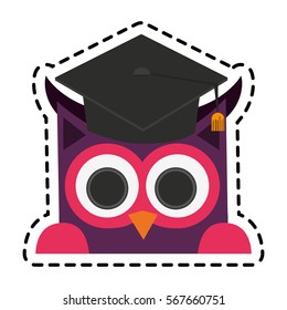 owl cartoon icon