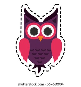 owl cartoon icon
