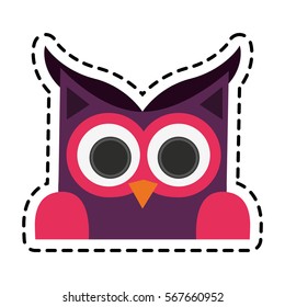 owl cartoon icon