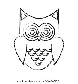 owl cartoon icon