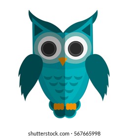 owl cartoon icon